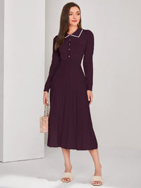Vestido Cravo e Canela