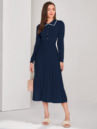 Vestido Cravo e Canela