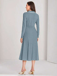 Vestido Cravo e Canela