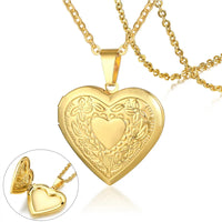 Colar Eterna Recordação - Personalizável - Aço Inoxidável - Folheado a Ouro | Oferta Especial de Natal 🎄