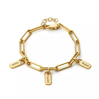 Pulseira Elegance Premium Personalizada - Grave os Nomes Da Sua Família | Oferta Especial Dia Das Mães! ♥