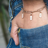 Pulseira Elegance Premium Personalizada - Grave os Nomes Da Sua Família | Oferta Especial Dia Das Mães! ♥