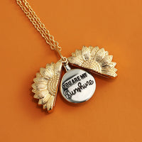 Colar Girassol - You Are My Sunshine - Você é meu Raio de Sol | Oferta Especial Setembro Amarelo 💛 50% Off + Frete Grátis!