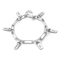 Pulseira Elegance Premium Personalizada - Grave os Nomes Da Sua Família | Oferta Especial Dia Das Mães! ♥