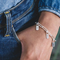 Pulseira Elegance Premium Personalizada - Grave os Nomes Da Sua Família | Oferta Especial Dia Das Mães! ♥