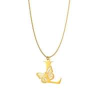 Colar Personalizado Minha Borboleta - Folheado a Ouro - Corte a Laser - Não perde a Cor - Envio Grátis
