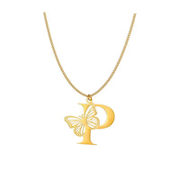 Colar Personalizado Minha Borboleta - Folheado a Ouro - Corte a Laser - Não perde a Cor - Envio Grátis