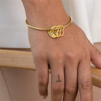 Pulseira Meus Corações Personalizável - Minha Família | Gravação a Laser - Oferta Especial Dia Das Mães 🔥