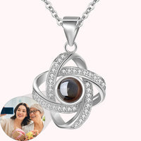Colar Amor Infinito Personalizável com FOTO - Zircônia e Aço Inoxidável  | Oferta Especial de Natal 🎄