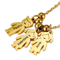 Colar Minhas Riquezas Personalizável - Família Filhos&Netos - Oferta Especial Dia Das Mães! ♥