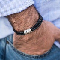 Pulseira Couro Personalizável | Gravação a Laser - Oferta Especial Liquida Janeiro 🔥