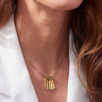 Colar Meu Porto Seguro - Personalizável - Aço Inoxidável / Banhado a ouro - Gravação a Laser