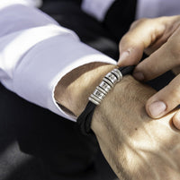 Pulseira Personalizável Estilo Militar - Titânio - Gravação a Laser | Oferta Especial