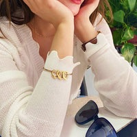 Pulseira Meus Corações Personalizável - Minha Família | Gravação a Laser - Oferta Especial Dia Das Mães 🔥