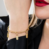 Pulseira Elegance Premium Personalizada - Grave os Nomes Da Sua Família | Oferta Especial Dia Das Mães! ♥