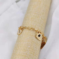 Pulseira Corações da Vida - Personalizável - Gravação a Laser - Aço Inoxidável | Oferta Especial Dia Das Mães!