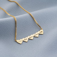 Colar Meus Corações Personalizável - Gravação a Laser - Oferta Especial Dia Das Mães! ♥