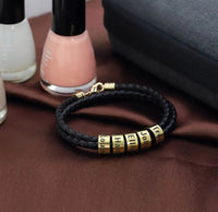 Pulseira Couro Personalizável | Gravação a Laser - Oferta Especial Liquida Janeiro 🔥