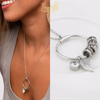 Colar Asas de Anjo Personalizável - Aço Inoxidável | 50% OFF + Frete Grátis somente hoje!